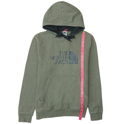 The North Face Men's Green Pullover Hoodie Size M Outdoor Fleece