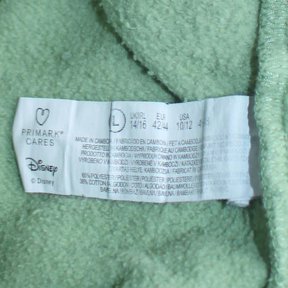 Disney Primark Women Green Hoodie Simba The Lion King Size 14/16 L