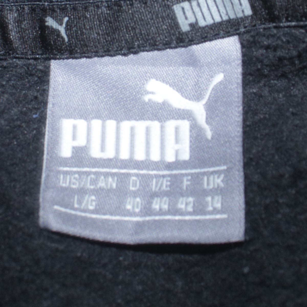 PUMA Womens Black Size 14 Pullover Hoodie Sweatshirt with Logo