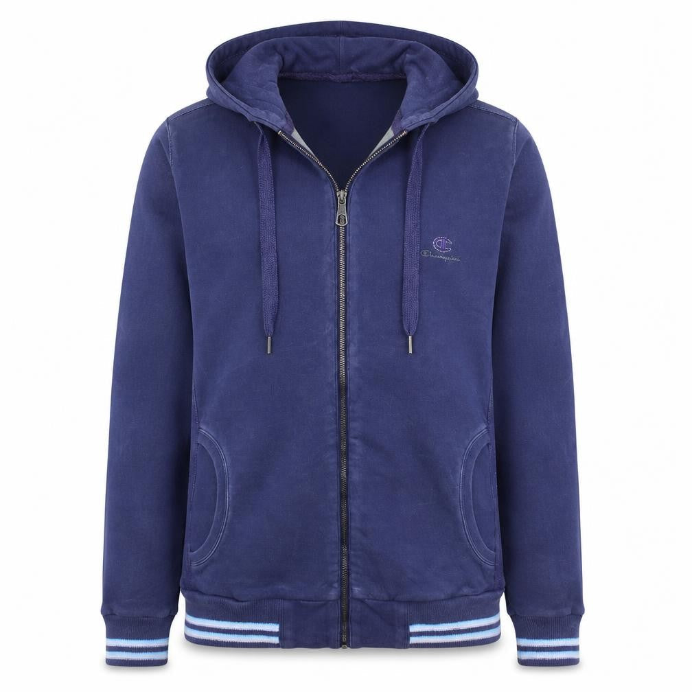 Champion Women's Blue Full Zip Hoodie Size L - Heritage Classics