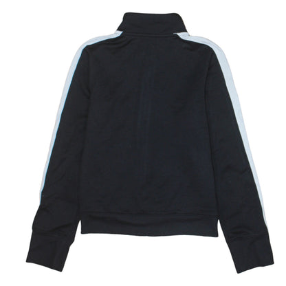 Under Armour Boys Black Full Zip Hoodie Track Sweatshirt Size M
