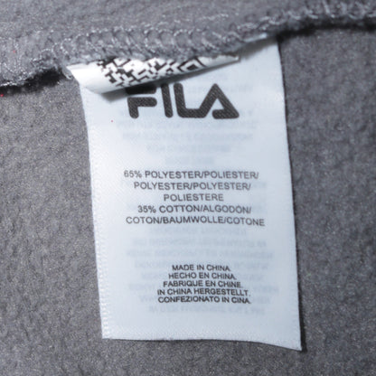 FILA Boys Grey Pullover Hoodie 13-15 Years Polyester Cotton Blend