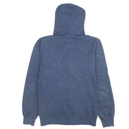 Champion Men's Blue Full Zip Fleece Hoodie Size L