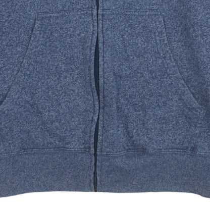 Champion Men's Blue Full Zip Fleece Hoodie Size L