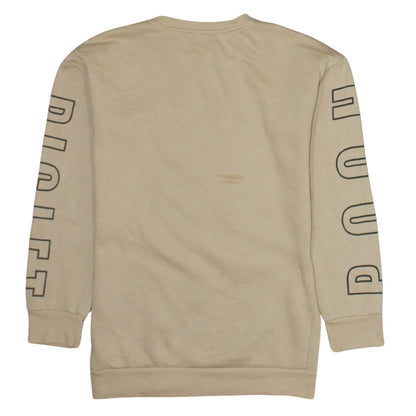 Disney Women Beige Winnie the Pooh Pullover Sweatshirt XS