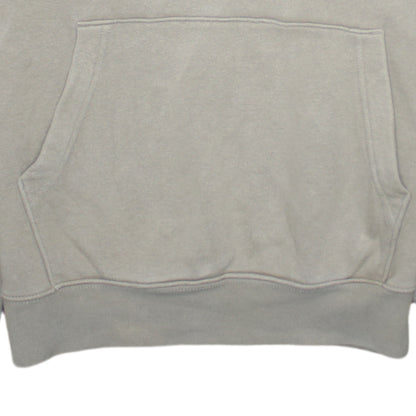 Nike Men Beige Pullover Hoodie Small Regular Fit Fleece Sweatshirt