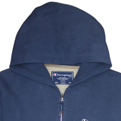 Champion Men's Blue Full Zip Hoodie Size S Regular Fit