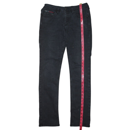 Tommy Jeans Women's Black Straight Leg Denim Jeans Size 10