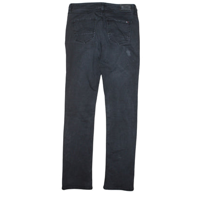 Tommy Jeans Women's Black Straight Leg Denim Jeans Size 10