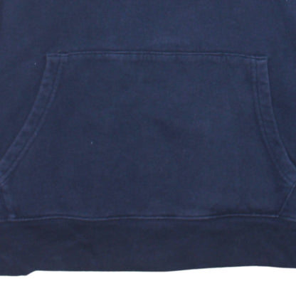 GAP Mens Blue XL Pullover Hoodie Logo Fleece Sweatshirt