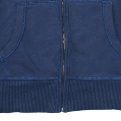 Tommy Hilfiger Men's Blue Full Zip Hoodie M USA Graphic Sweatshirt