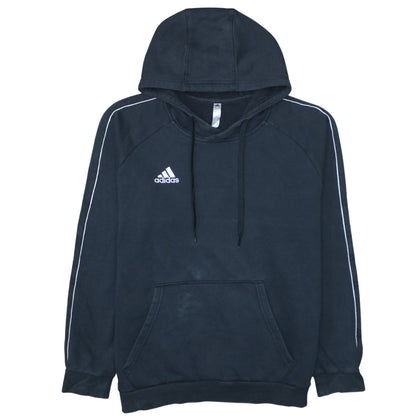 Adidas Men's Black Large Pullover Hoodie Fleece Sweatshirt