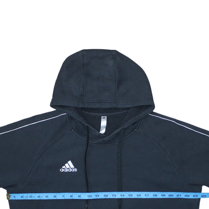 Adidas Men's Black Large Pullover Hoodie Fleece Sweatshirt