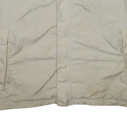 Chaps Ralph Lauren Men's Beige L Hooded Parka Jacket Nylon Lined