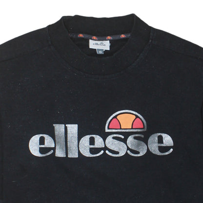 Ellesse Womens Black Size 10 Pullover Sweatshirt with Zip Pockets