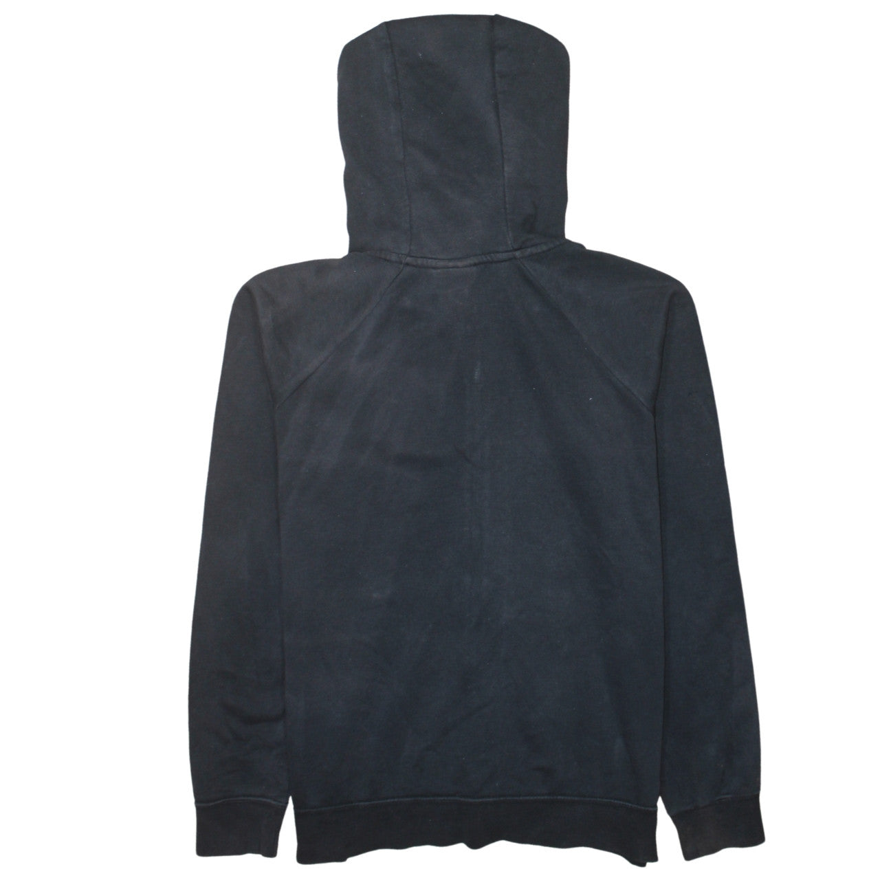 Nike Men's Black Full Zip Hoodie Size M Cotton Fleece Sweatshirt