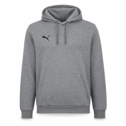 Puma Mens Grey Pullover Hoodie L Sports Logo Sweatshirt