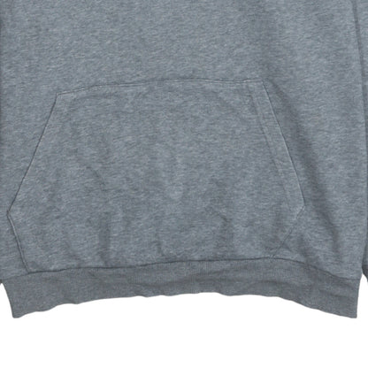 Puma Mens Grey Pullover Hoodie L Sports Logo Sweatshirt