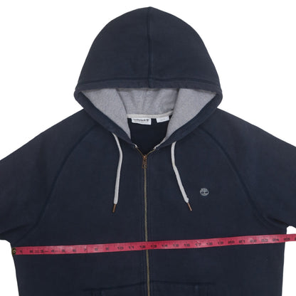 Timberland Men's Blue XL Full Zip Hoodie Fleece Jacket