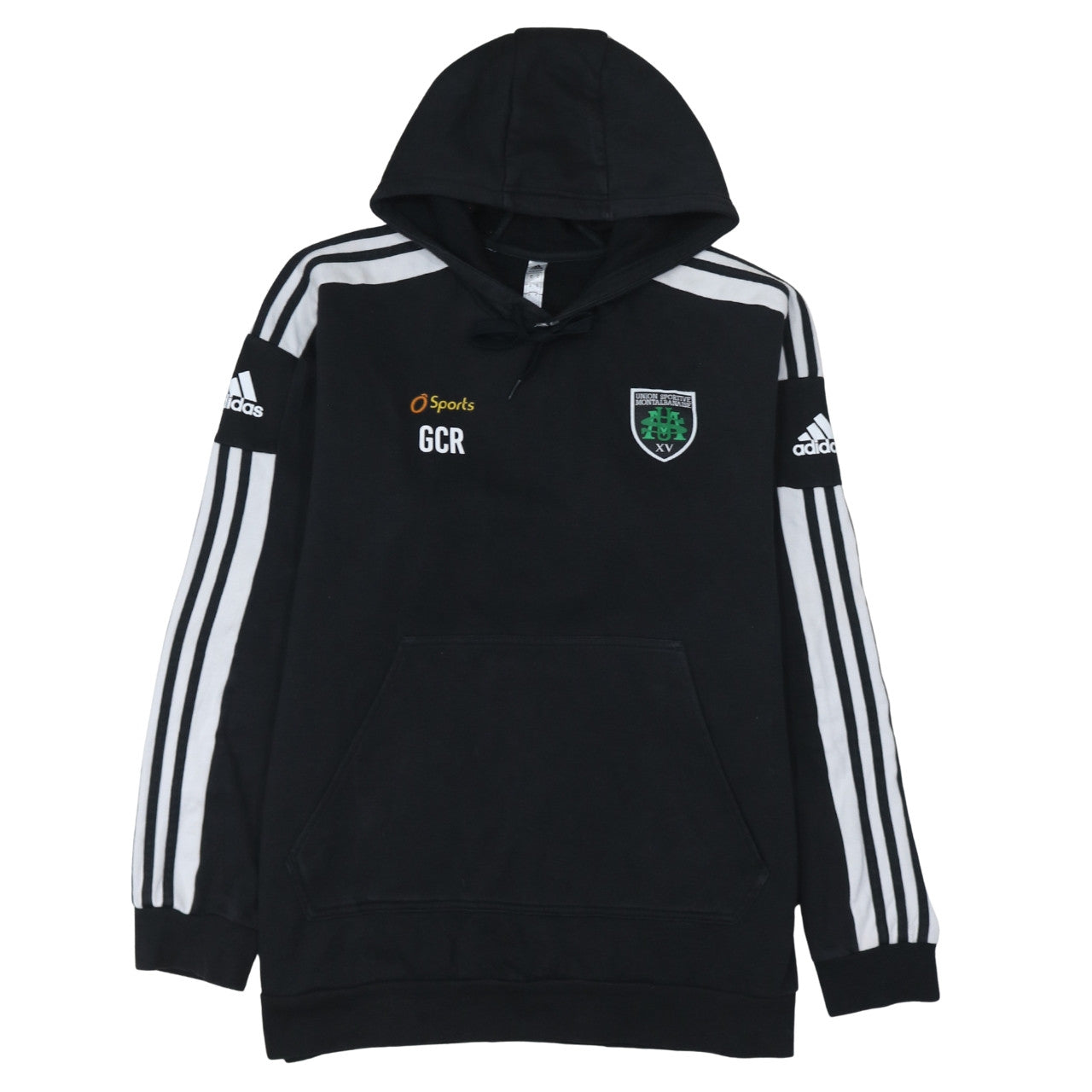 Adidas Men’s Black XL Pullover Hoodie Rugby Sports Top