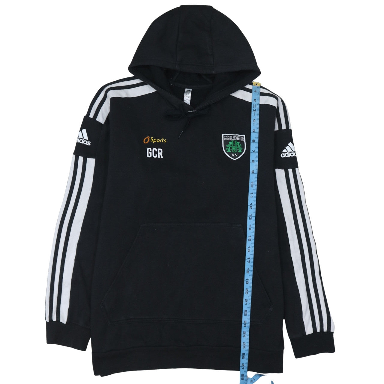 Adidas Men’s Black XL Pullover Hoodie Rugby Sports Top