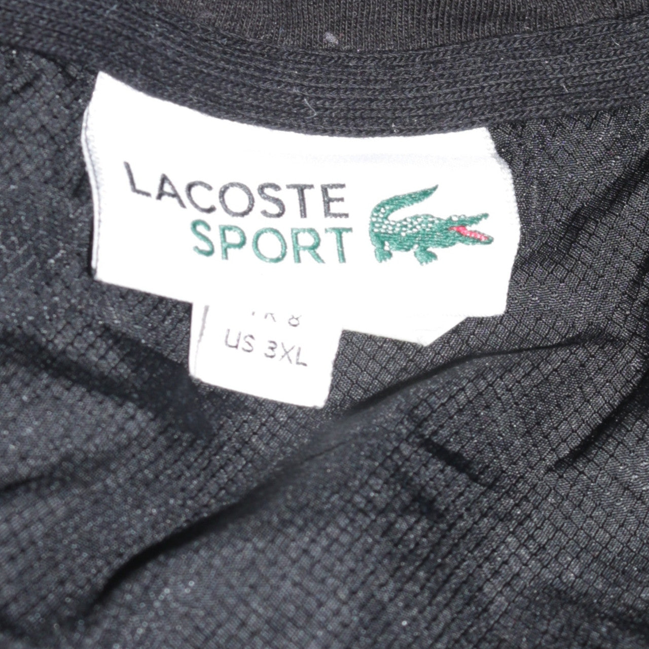 Lacoste Sport Men’s Black 3XL Pullover Hoodie Sweatshirt