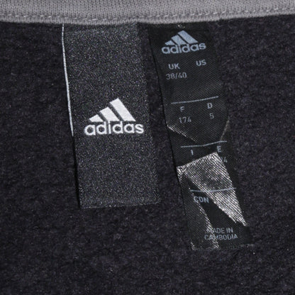 adidas Mens Black Pullover Hoodie Size M Sports Fleece