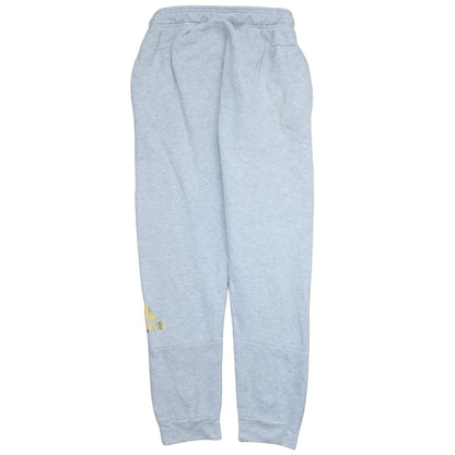 Adidas Women Light Grey Sweatpants Jogger M Drawstring Pockets