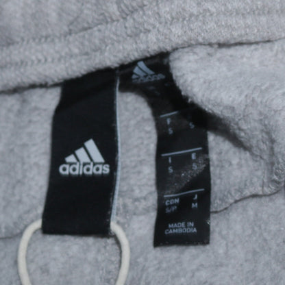 Adidas Women Light Grey Sweatpants Jogger M Drawstring Pockets