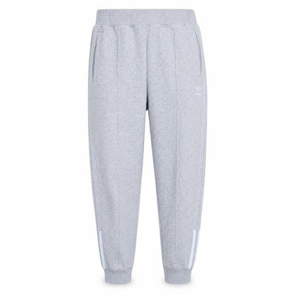 Front view of Adidas Men's Grey Jogger Sweatpants M Regular Fit Casual Sportswear
