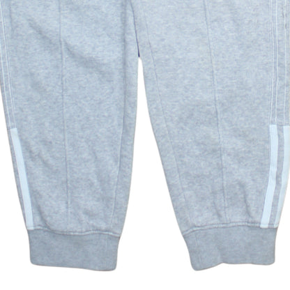 Adidas Men's Grey Jogger Sweatpants M Regular Fit Casual Sportswear