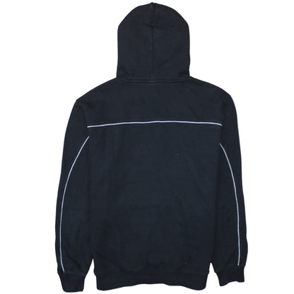 Champion Men's Black & White Small Pullover Hoodie Jumper