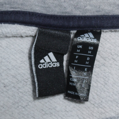 Adidas Men's Grey Crew Neck Pullover Sweatshirt Medium
