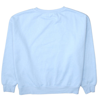 Disney Primark Women Blue Stitch Christmas Sweatshirt M 12/14