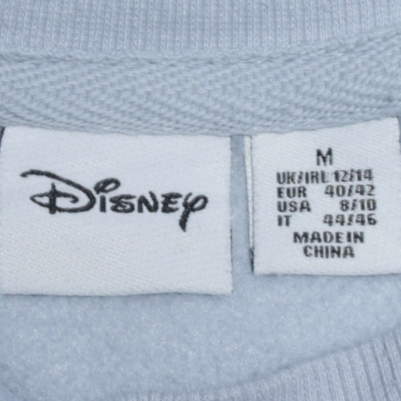 Disney Primark Women Blue Stitch Christmas Sweatshirt M 12/14