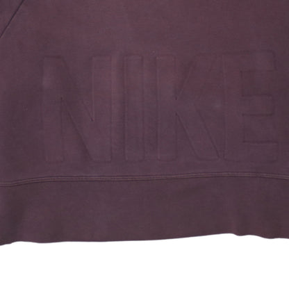 Nike Women’s Burgundy Dri-Fit Pullover Sweatshirt Size S Crew Neck
