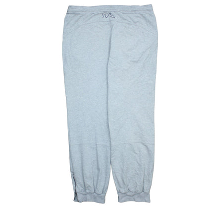 Nike Womens Grey L Sweatpants Tapered Fleece Casual Trousers