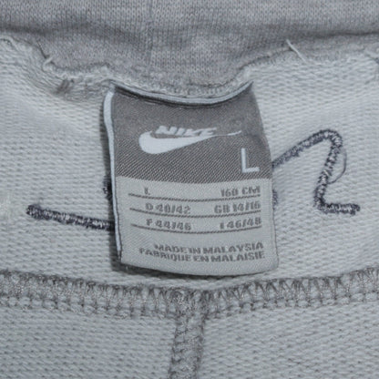 Nike Womens Grey L Sweatpants Tapered Fleece Casual Trousers