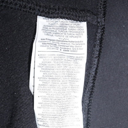 Nike Women Black XS Pullover Hoodie with Logo and Pockets