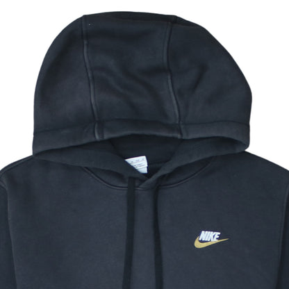Nike Women Black XS Pullover Hoodie with Logo and Pockets