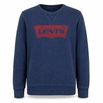 Levi's Men's Blue Logo Crew Neck Sweatshirt Size S