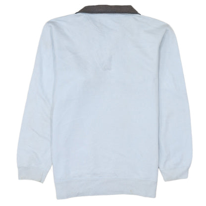 Champion Men's Blue 1/4 Zip Pullover Sweatshirt Size S