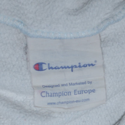 Champion Men's Blue 1/4 Zip Pullover Sweatshirt Size S