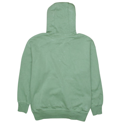 Nike Women's Green Pullover Hoodie M Relaxed Fit Cotton Blend