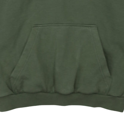 Adidas Womens Green Pullover Hoodie Size 12 Logo Print Casual Sweatshirt