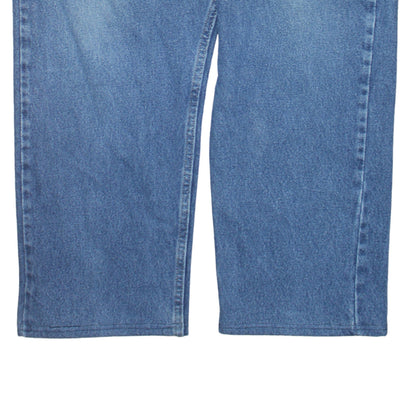 Wrangler Men's Blue Relaxed Fit Straight Leg Denim Jeans 40x30