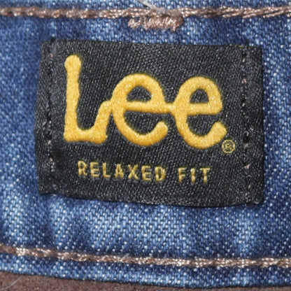 Lee Men's Blue Relaxed Fit Straight Leg Denim Jeans 33x30