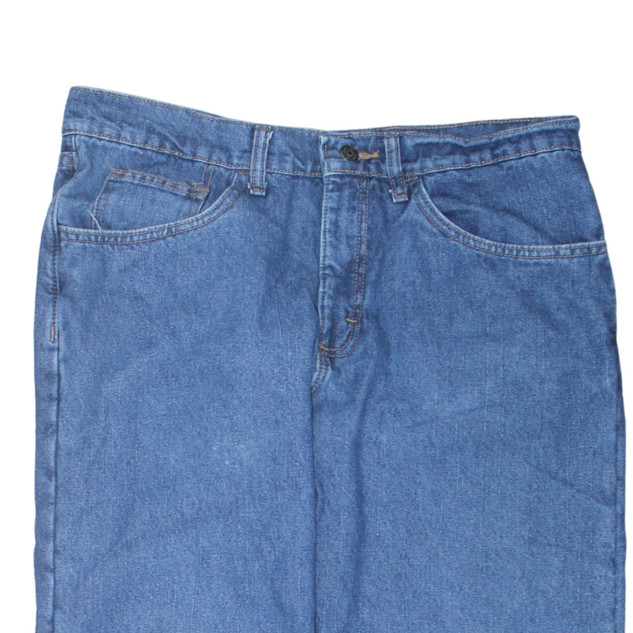 Lee Men's Blue Relaxed Fit Straight Leg Denim Jeans 33x30