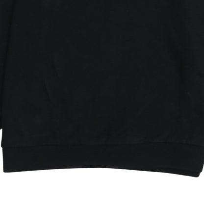 Fila Women Black XS Half Zip Sweatshirt Logo Embroidered Pullover