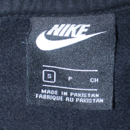 Nike Men's Black Full Zip Hoodie Small Cotton Fleece